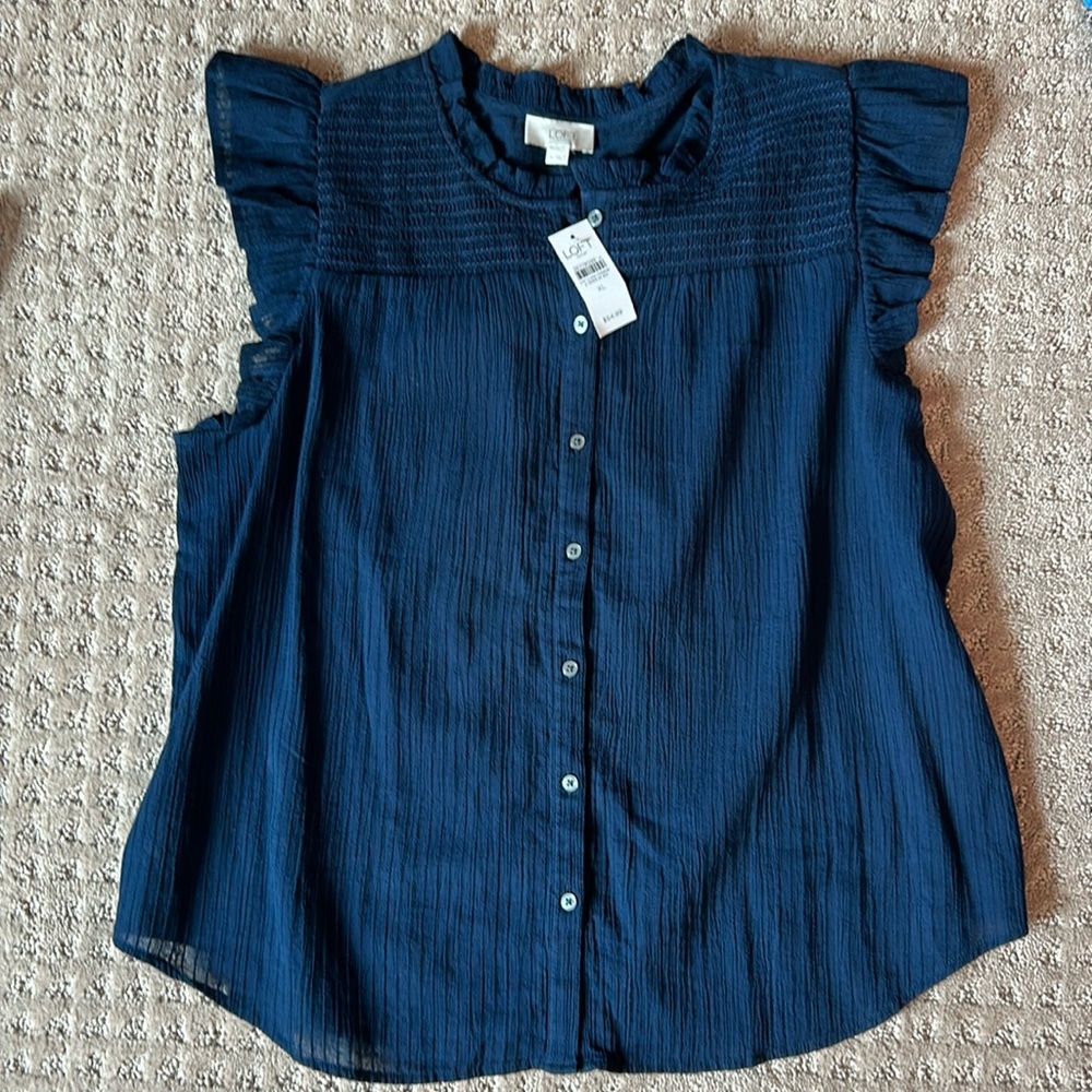 Loft NWT cotton sleeveless top